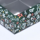 Коробка для 4 конфеты, «23 Февраля» 12.6×12.6×3.5 см - Фото 4