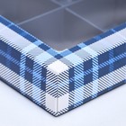 Коробка для 4 конфеты, «Мужской» 12.6×12.6×3.5 см - Фото 4