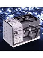 Гирлянда «Нить» 10 м, IP65, УМС, тёмная каучуковая нить, 100 LED, свечение белое, 220 В 9891184 - фото 319933602