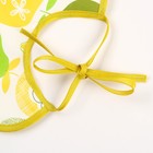 Нагрудник из нетканого полотна с ПВХ покрытием «Яблоки», зеленый, 20×22 см - Фото 4