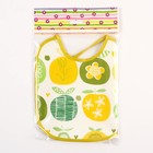 Нагрудник из нетканого полотна с ПВХ покрытием «Яблоки», зеленый, 20×22 см - Фото 5