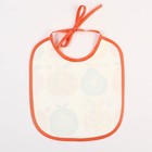 Нагрудник из нетканого полотна с ПВХ покрытием «Яблоки», красный, голубой, р-р. 20×22 см - Фото 3