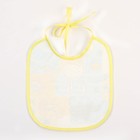 Нагрудник из нетканого полотна с ПВХ покрытием «Мультики», голубой, р-р. 20×22 см - Фото 3