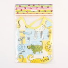 Нагрудник из нетканого полотна с ПВХ покрытием «Мультики», голубой, р-р. 20×22 см - Фото 5