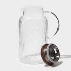 Чайник заварочный стеклянный с металлическим фильтром «Агат», 1,8 л, 12×22,5 см - Фото 2