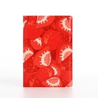 Обложка для паспорта, цвет красный - фото 23338140