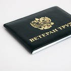 Обложка для удостоверения "Ветеран труда", цвет зелёный - Фото 4