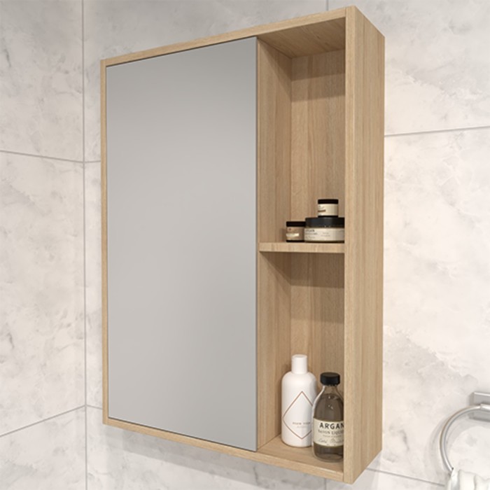 Зеркало – шкаф «Венера 50», правый, 500×150×700 мм, цвет сонома - Фото 1