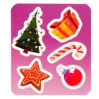 Игрушка-сюрприз Funny toys «Новогодний Мяк-жмяк», МИКС, мялка с наклейками - Фото 8