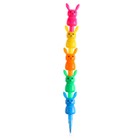 Восковой карандаш «Заяц», набор 5 цветов - фото 320732885