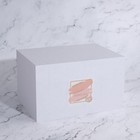 Органайзер для хранения, 1 секция, с крышкой, стеклянный, с зеркальным основанием, 17 × 10,5 см, цвет прозрачный/чёрный - фото 24987973