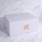 Органайзер для хранения «Square», 1 секция, с крышкой, стеклянный, с зеркальным основанием, 20 × 16 см, цвет прозрачный/чёрный - фото 23493207