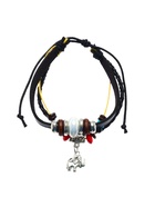 Браслет кожа «Хиппи» индийский слон, цветной, d=6 см - Фото 2