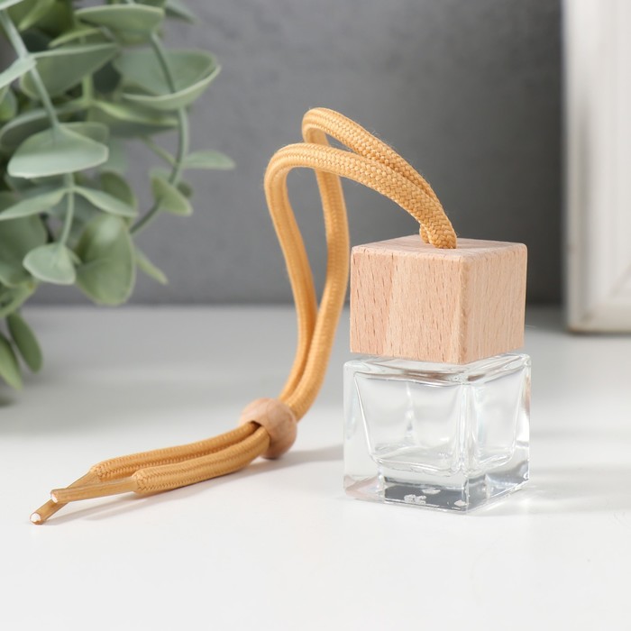 Аромадиффузор для дома (автомобиля) «Прямые углы», на подвесе для эфирных масел, 8 мл 2.5×2.5×4 см - Фото 1