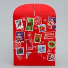 Складная коробка под маленький торт «Новогодний подарок», 15 х 15 х 18 см - фото 14520568