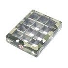 Коробка для 12 конфет, «Камуфляж» 19×15×3.6 см - Фото 3