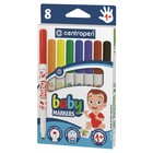 Фломастеры Centropen "Baby markers", 08цв., утолщенные, смываемые, картон, европодвес - фото 3815436