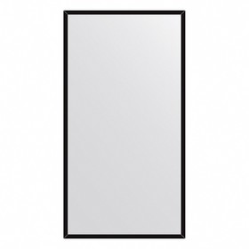 Зеркало Evoform в багетной раме, 20 мм, 56х106 см, цвет чёрный