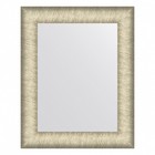 Зеркало Evoform в багетной раме, 59 мм, 40х50 см, цвет брашированное серебро - фото 300800159