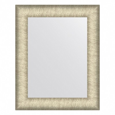 Зеркало Evoform в багетной раме, 59 мм, 40х50 см, цвет брашированное серебро