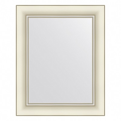 Зеркало Evoform в багетной раме, 60 мм, 41х51 см, цвет белый с серебром