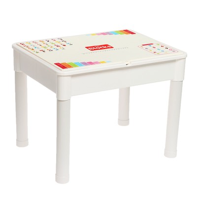 Игровой набор KIDS HOME TOYS «Стол со стульчиком», конструктор, 60 деталей