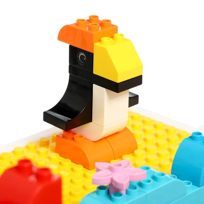 Игровой набор KIDS HOME TOYS «Стол со стульчиком», конструктор, 60 деталей