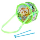 Барабан детский «Весёлые зверята», с палочками, МИКС - Фото 5