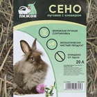 Сено луговое с клевером «Пижон» для грызунов, 20 л, 500 г - Фото 4