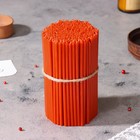 Церковная свеча из воска №100, красный, 1кг - фото 25306160