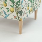 Кресло "Одос" микровелюр Лимоны - Фото 4