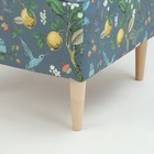 Кресло "Одос" микровелюр Лимоны, серый - фото 23440720