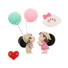 Игрушка в дефлектор авто TORSO, парочка, пластик - Фото 2