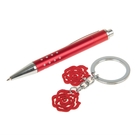 Набор подарочный 2в1: ручка, брелок "Роза" - Фото 2