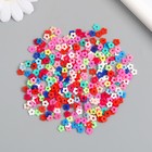 Бусины для творчества PVC "Колечки. Цветочки" набор ≈ 330 шт 0,1х0,6х0,6 см - Фото 1