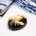 Фигурка полистоун «Рак на камне», 10×6×5 см - Фото 2