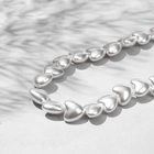 Бусины пластиковые на нити «Сердце», 1.4×1.4×0.8 см, набор 90 шт. белые - Фото 2