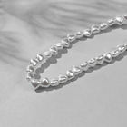 Бусины пластиковые на нити «Жемчуг», сердце 0.6×0.6×0.5 см, набор 180 шт, цвет белый - Фото 2