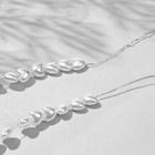 Бусины пластиковые на нити «Жемчуг», сердце 1×1×0.6 см, набор 120 шт., цвет белый - Фото 4