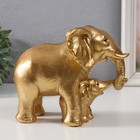 Сувенир полистоун "Слон со слоненком" 19х10,5х15,5 см - Фото 4