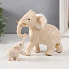 Сувенир полистоун "Вместе навсегда" набор 2 шт бежевый 20,5х9,8х14,7 см - фото 23360831