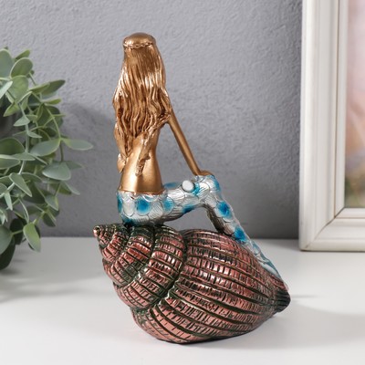 Фигурка полистоун «Русалка на ракушке», 14×8.3×18 см, МИКС