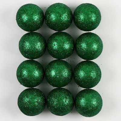 Фигурка для поделок и декора «Шарик», набор 12 шт., размер 1 шт. — 4 см, цвет зелёный