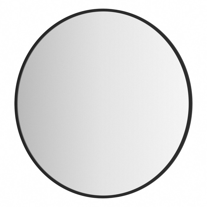 Зеркало в раме d 60 см, EVOFORM, цвет чёрный