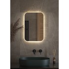 Зеркало с DEFESTO LED-подсветкой 17 Вт, 40x60 см, без выключателя, нейтральный белый свет - Фото 3
