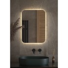 Зеркало с DEFESTO LED-подсветкой 21 Вт, 50x70 см, без выключателя, нейтральный белый свет - Фото 3