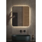 Зеркало с DEFESTO LED-подсветкой 23 Вт, 60x70 см, без выключателя, нейтральный белый свет - Фото 3