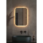 Зеркало с DEFESTO LED-подсветкой 17 Вт, 40x60 см, без выключателя, тёплый белый свет - Фото 3