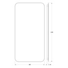 Зеркало с DEFESTO LED-подсветкой 34 Вт, 60x120 см, без выключателя, тёплый белый свет - Фото 2