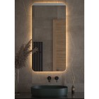 Зеркало с DEFESTO LED-подсветкой 34 Вт, 60x120 см, ИК - выключатель, тёплый белый свет - Фото 3